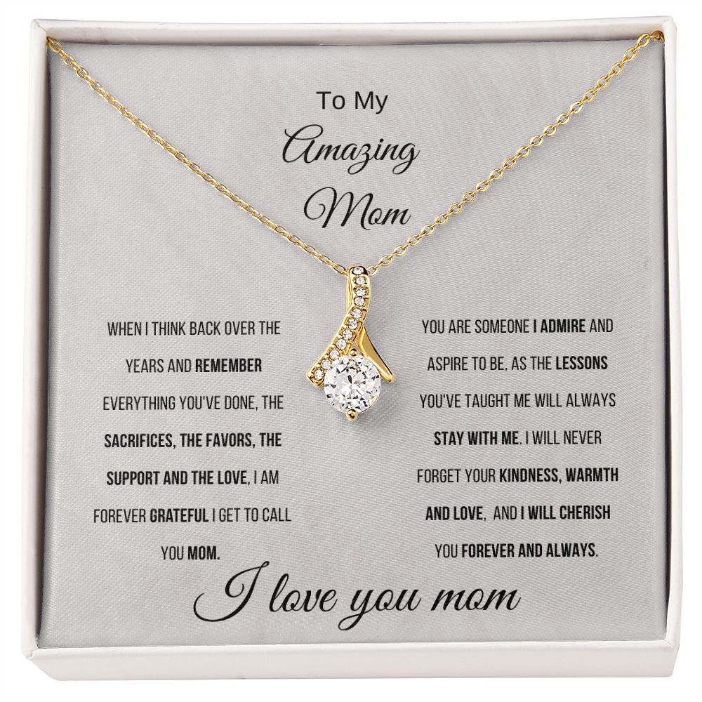 To My Amazing Mom| Alluring Beauty Necklace