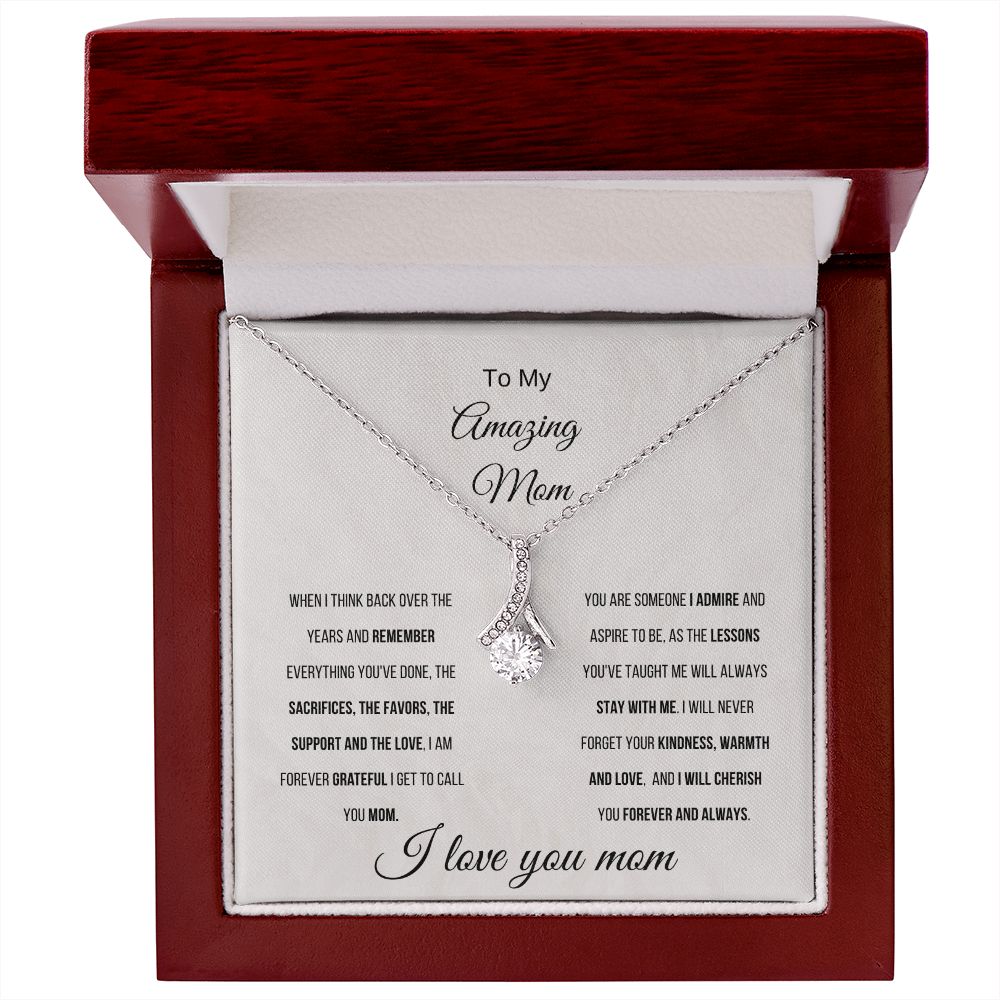 To My Amazing Mom| Alluring Beauty Necklace