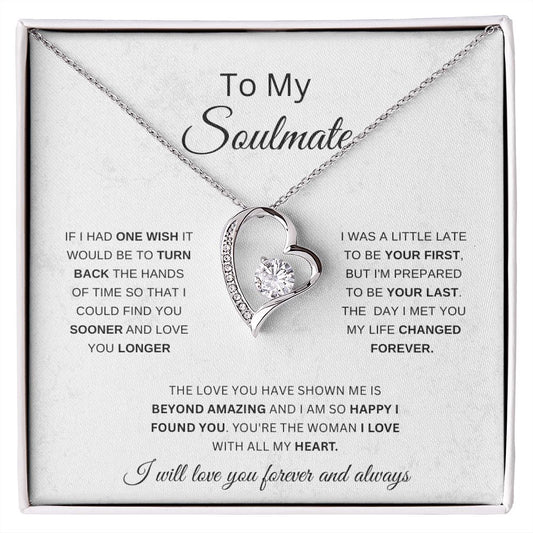 TO MY SOULMATE | LOVE NECKLACE